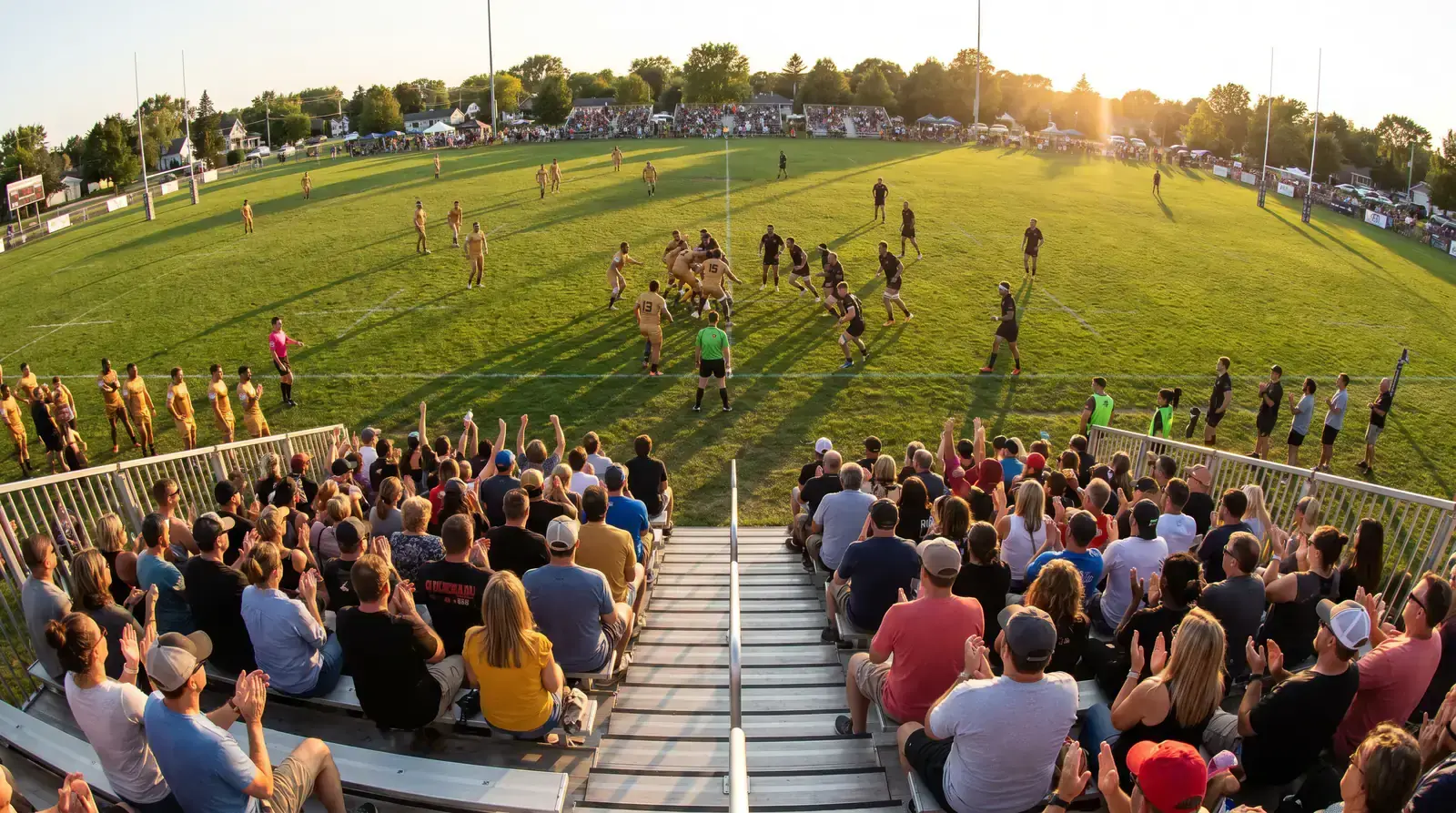 MLR match in progress at a smaller American club venue