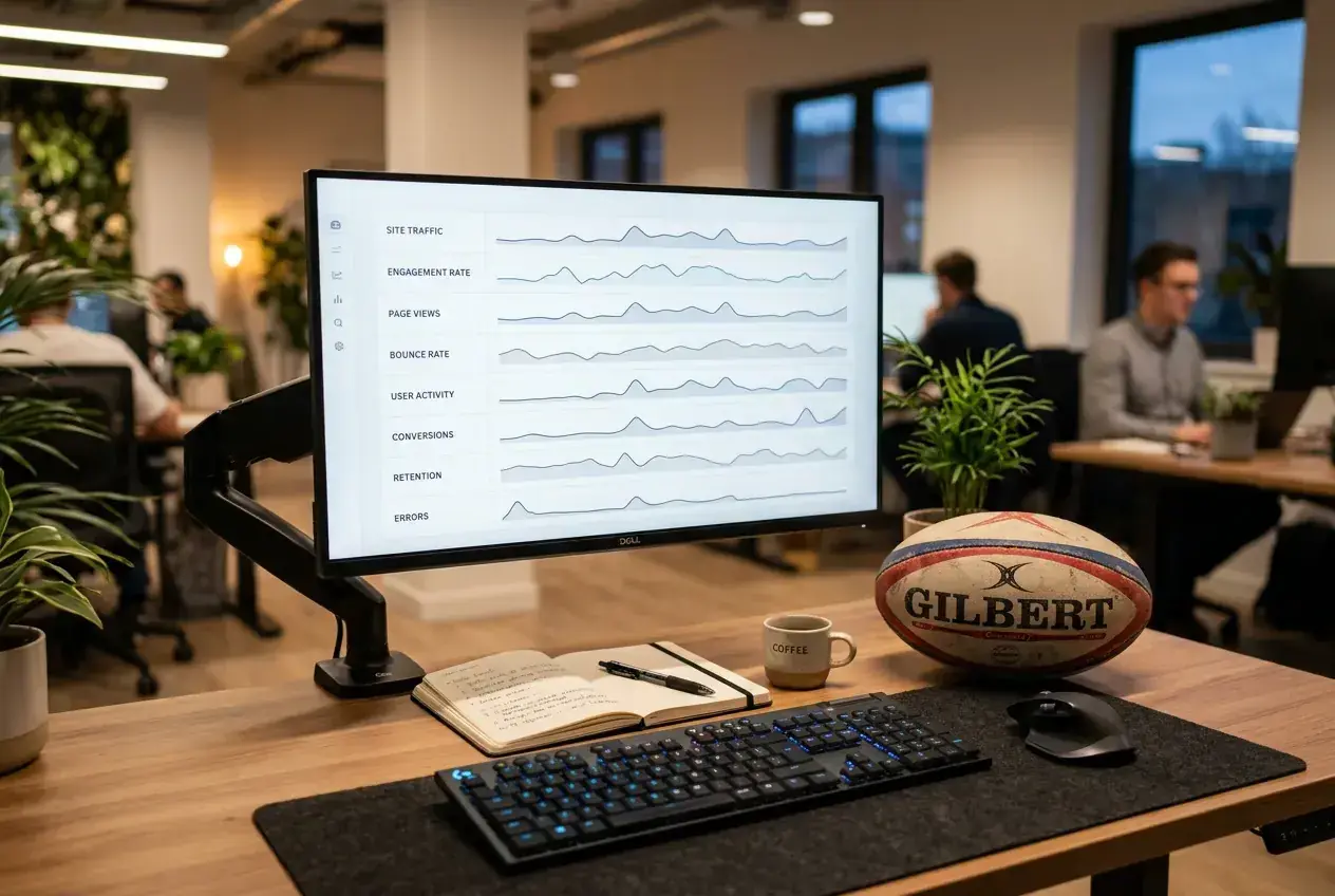 Specialist rugby data feed displayed alongside a wider integrity monitoring dashboard