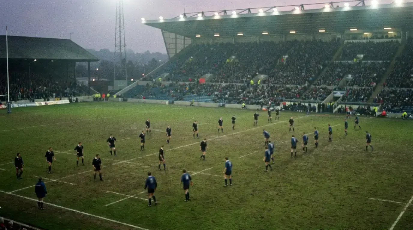 Overview shot of a URC fixture from the upper stand